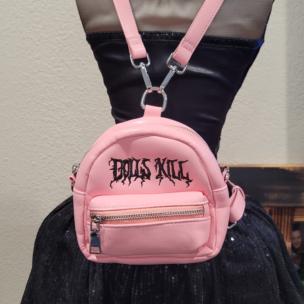 Dolls Kill Pink Mini Backpack